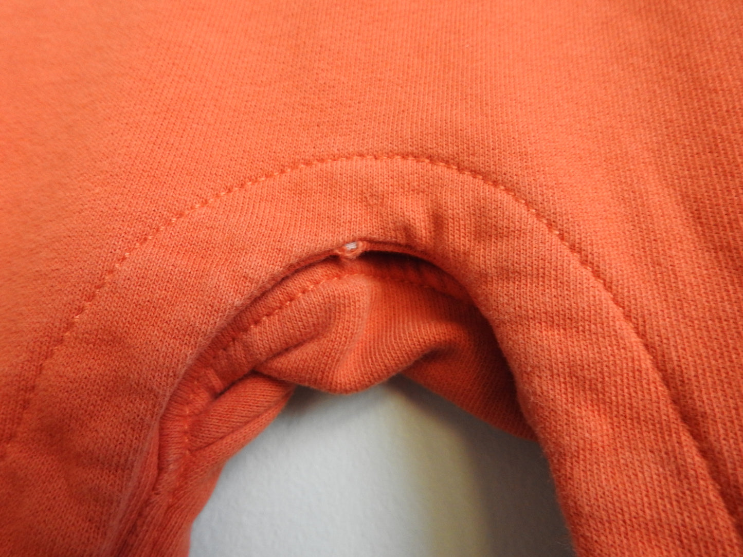 Hanna Andersson Orange French Terry Overalls 12-18M