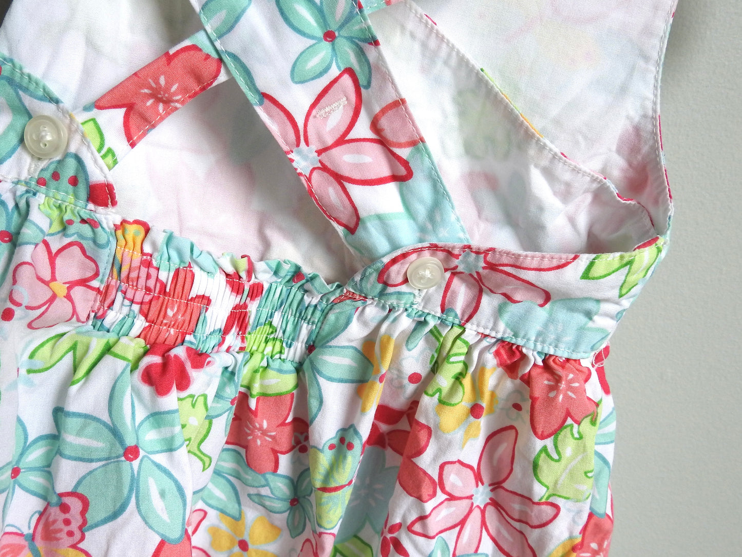 Vintage 2001 Gymboree Floral Butterfly Dress (2 Piece Set) 18-24M