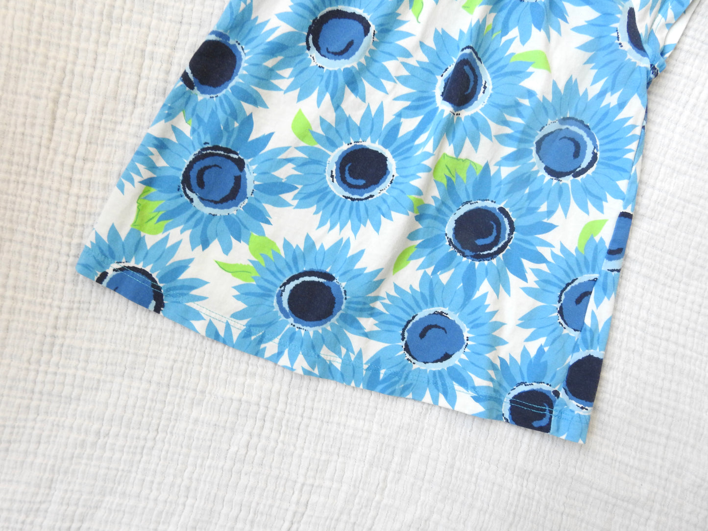 Hanna Andersson Blue Floral Top 3Y