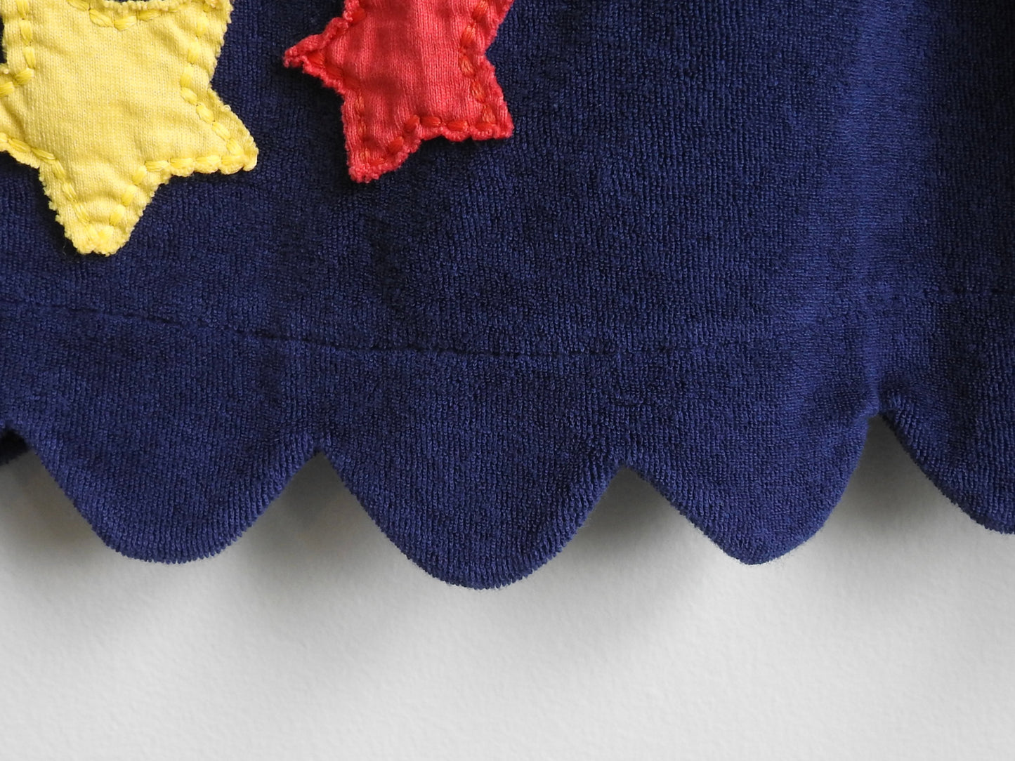 Hanna Andersson Navy Terry Dress with Stars 3Y