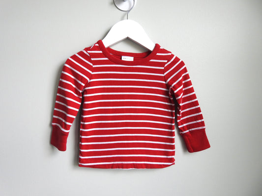 Hanna Andersson Red Long Sleeve Shirt 12-18M