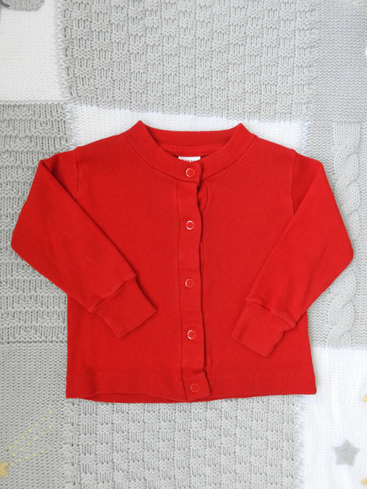 Vintage 70s/80s Buster Brown Red Long Sleeve Shirt 6-12M