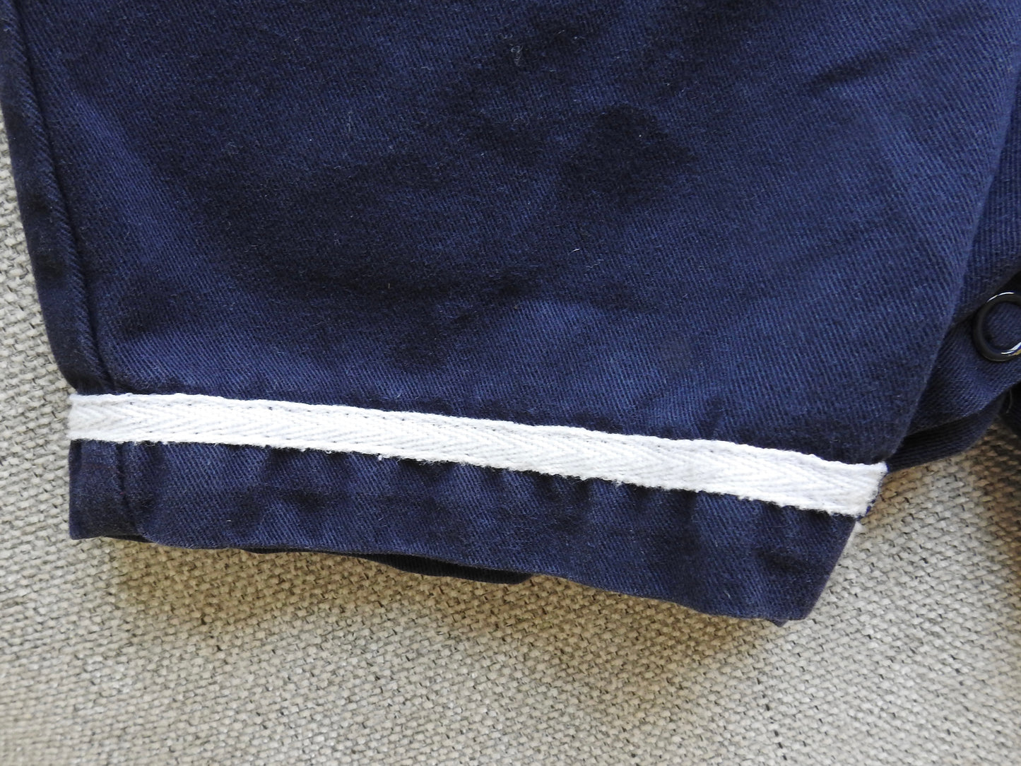 Vintage 80s/90s Hartstrings Baby Navy Sailor Romper 18M